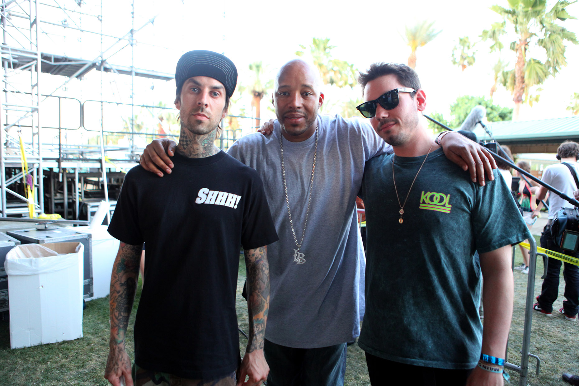 _9_Travis Barker, Warren G and DJ AM